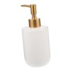 Alipis 420ml Ceramic Shampoo Body Wash Bottles Refillable Pump Dispenser