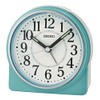 Seiko UK Limited - EU Alarm Clock, Turquoise & White,