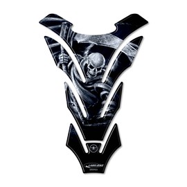 labelbike - 3D Sticker Motorcycle Tank Pad Universal Protection Resin Graphics "Horror Death Reaper"