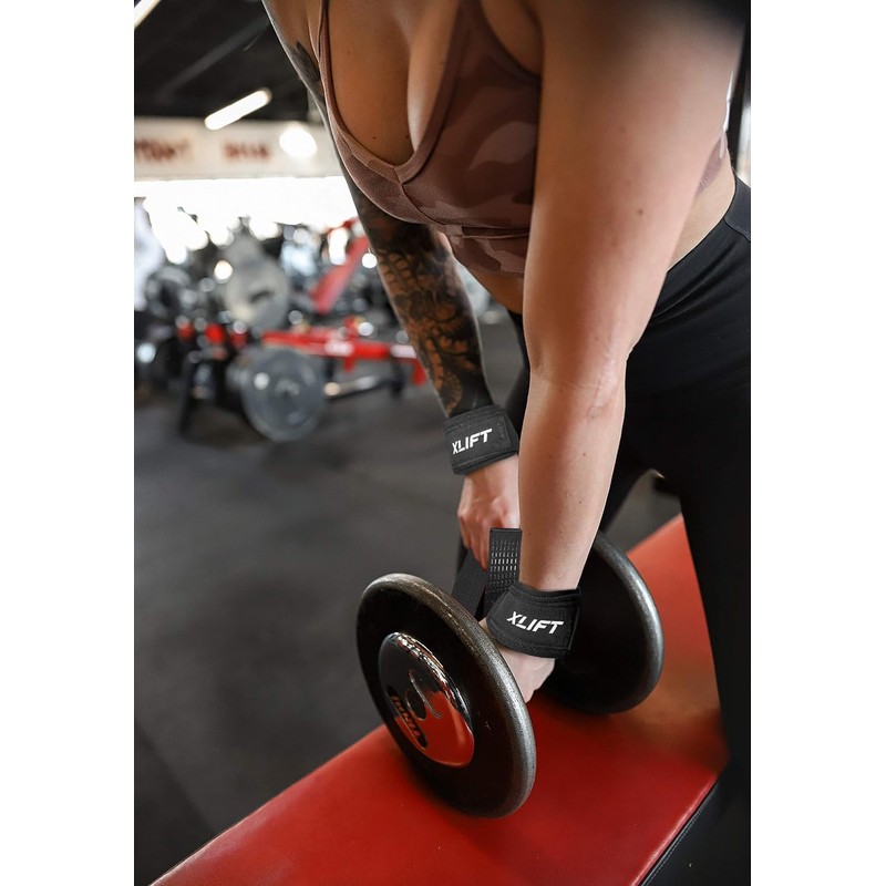 XLIFT Straps Gym - Weight Lifting Straps - Powerlifting Straps