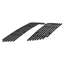APS Compatible with Chevy Traverse 2009-2012 Main Upper Stainless Steel Black 8x6 Horizontal Billet Front Grill Grille Insert C66740J