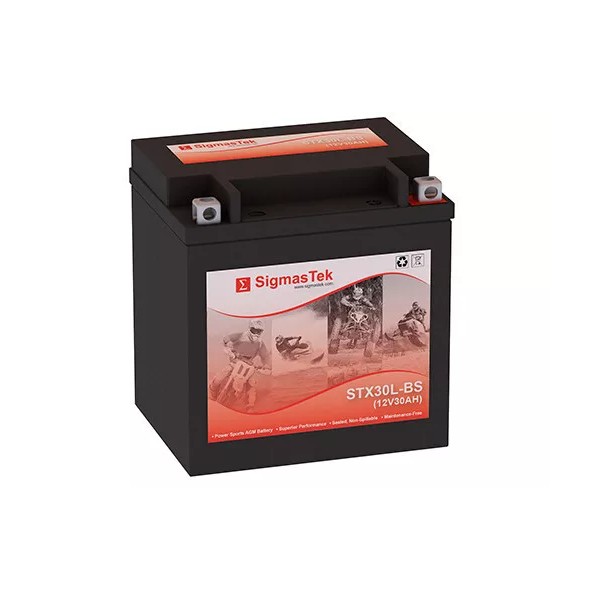 SigmasTek STX30L-BS Battery for Arctic Cat Prowler HDX500, HDX XT