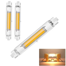 GFDYTG GFDYTG R7SLED 78mm Dimmbar,20W R7SLED Lampen Ersatz fr 200W 78mm Halogenstab,R7SLED COB Glhbirne 2000LM 3000K Warmwei? Kein Flackern,Stab 360 Strahlbeleuchtung,AC 220-240V,2er Pack