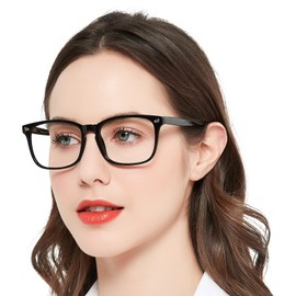 OCCI CHIARI Stylish Reading Glasses for Women 2.75 Black Blue Light Blocking Readers 1.0 1.25 1.5 1.75 2.0 2.25 2.5 2.75 3.0 3.5 4.0 5.0 6.0(Black,2.75)