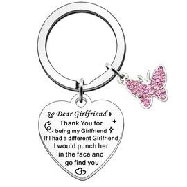 FMCC Girlfriend Gifts Keyring- I Love You Gifts for Her Girlfriend Birthday Christmas Valentines Anniversary Present
