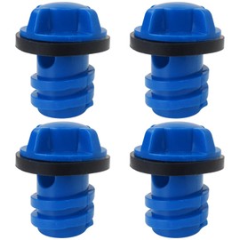Cooler Drain Plugs, 4Pcs Blue Cooler Drain for RT*C Coolers, for Y*ti Roadie Tank Coolers T*ndra Update by lingsee