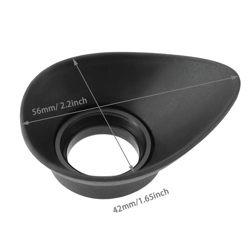 VGOL 2Pcs Oval Shape Eyepieces Replacement Compatible with D850 D810A