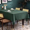 BALCONY & FALCON Washable Linen Rectangular Tablecloth Waterproof Oil-Proof Crease-Proof