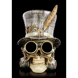 Figuren Shop GmbH Gothic Steampunk Skull Count Archibald Fantasy Skull
