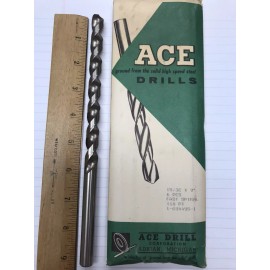 H&S 1 pc.  15/32 x 9” oal HS 118 DEGREE POINT FAST SPIRAL XLONG DRILL USA