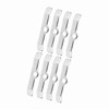 8pcs Chrome Valve Cover Hold-Down Tabs Spreader Bars Fit for