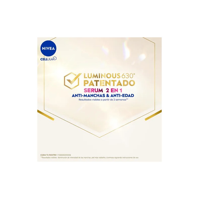 Serum 30 ml Fluido 40 ml Nivea Cellular Luminous 630