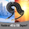Keepro Polyurethane Recoil Air Hose, 1/4 Inch ID By 50