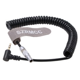 SZRMCC MDVR Small Video Recorder 2.5mm to 4 Pin Night Vision Cable for Thermal Rifle Scope BURRIS Optics BTS50 BTS35 (Coiled Cable)