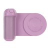 Magnetic Camera Grip, Bluetooth Mount, Smartphone Grip, Photo Holder, Bluetooth, Wireless Remote Control for All Phones, Video Recording, Vlog (Purple)
