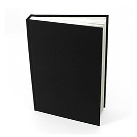 Kunst & Papier Black Hardbound Sketchbook, A6 (4.1" x 5.8"), 160 Pages