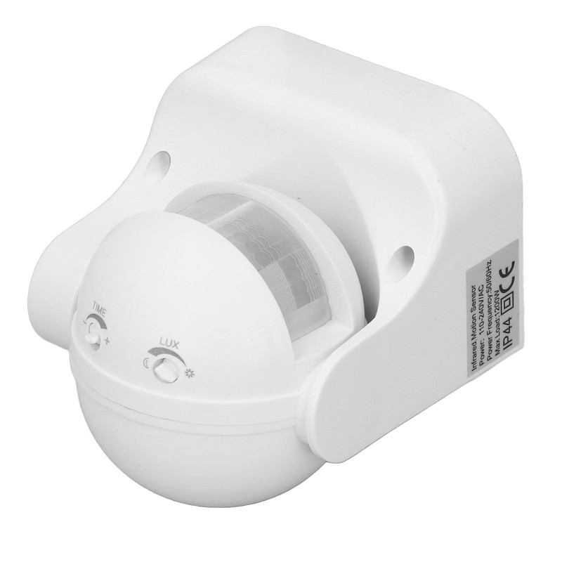 Motion Sensor Detector Switch Waterproof Intelligent Radiationless ABS Housing Infrared
