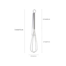 TYGYLZGCF Mini Whisks 5 inch 1Pcs