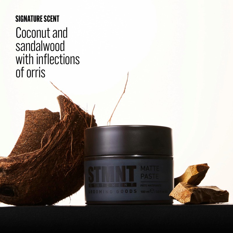 STMNT Grooming Goods Matte Paste, 3.38 oz | Strong Control