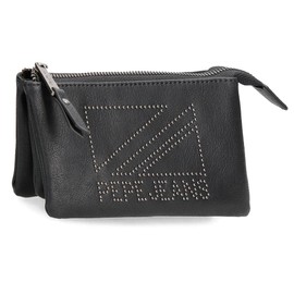 Pepe Jeans Donna Purse Toiletry Bag Black, black, Makeup bag