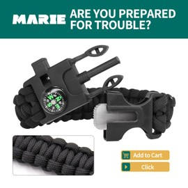 MARIE Multitool Camping Accessories Stocking Stuffers for Men Dad Gifts, 12 In 1 Survival Multi Tools Hammer Christmas Cool Gadgets for Adults Him Boyfriend Husband Grandpa Women Birthday