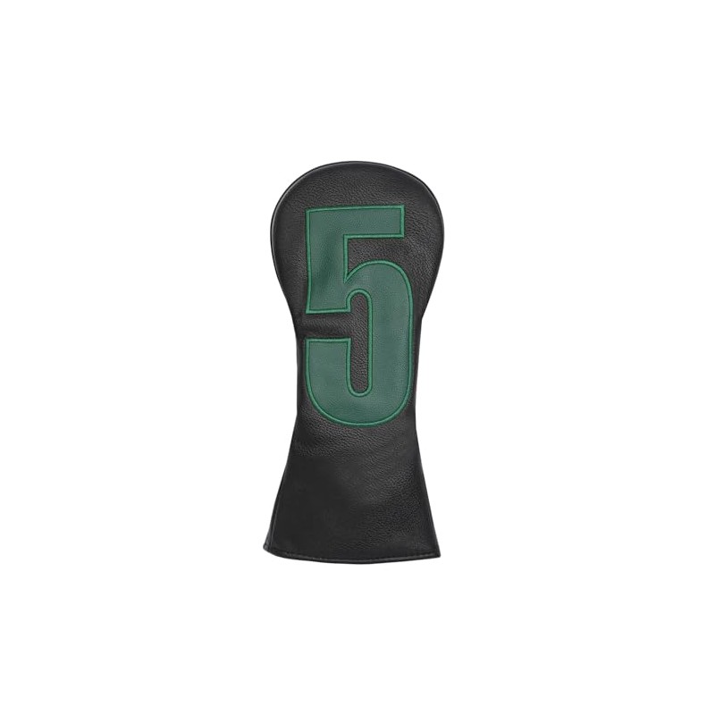 SHABIER Pu Leather Waterproof Golf Headcover with Number Design for
