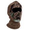 Quietwear Men's Reversible Camo Facemask, Adventure Grey, One Size