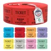 INDIANA TICKET CO. 2,000 Red Raffle Tickets Double Roll, 50/50