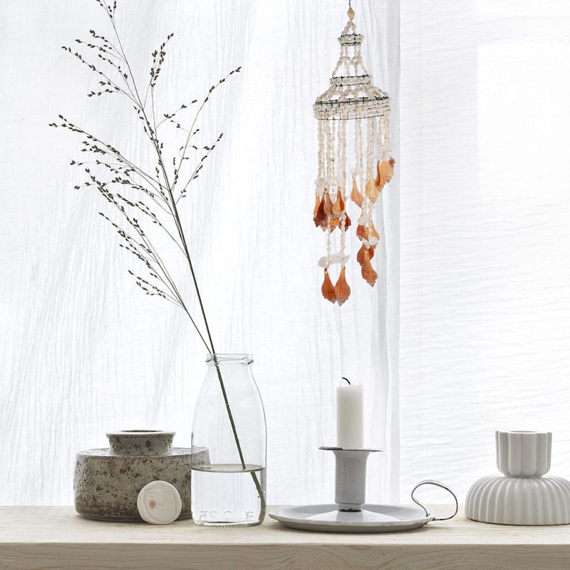 Veemoon Conch Sea Shell Wind Chime Nautical Hanging Wind Chime