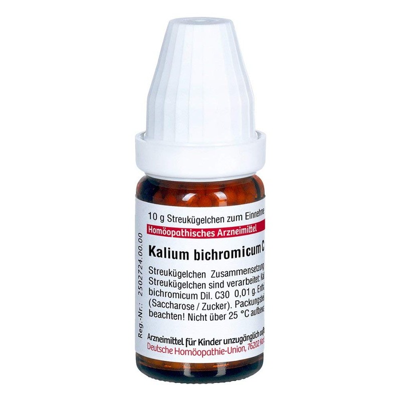 DHU Potassium Bichromicum C30 Scattering Balls 10 g Globules