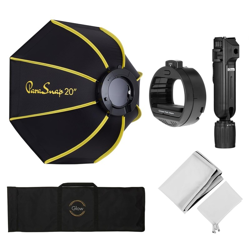 Glow ParaSnap PS-B20K 20" Octagonal Softbox for Speedlight