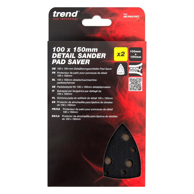 Trend 100 x 150 mm Detail Sander Pad Saver, 2