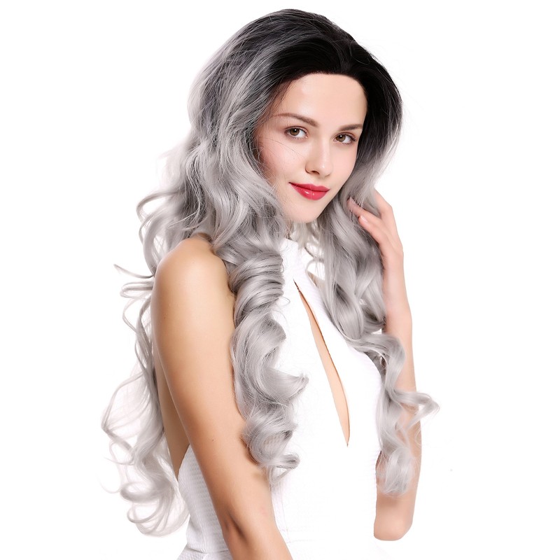 WIG ME UP - LS-010-LF-1BT0906-dye Women's Lace Front Wig Long