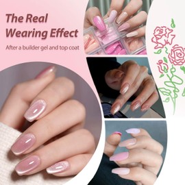 False Nails Tips Set - 288 Pieces Colourful Fake Nails in Ballerina, Shiny & Cat Eye Effect False Nails for Sticking - Press On Nails with Nail Glue for DIY Nail Design Nail Art (Colourful Ballerina)