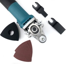 Fafeicy Universal Angle Grinder Converter Kit Accessories for Stainless Steel Oscillating Tool Conversion Universal Head Kit