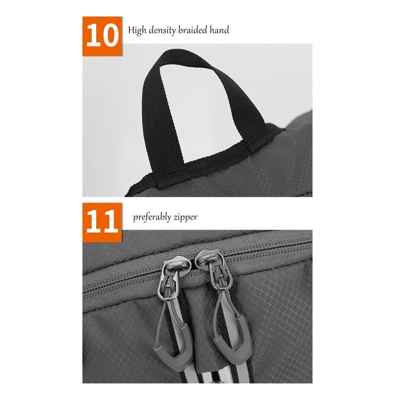Cycling Backpack Nylon Lightweight Foldable Outdoor Backpack for Running Hiking