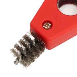 Kit de Escariador Limpiador de Tuberías de Cobre, Escariador Limpiador de Tuberías de Cobre con Kit de Cepillo y Biselador Duradero para Tuberías, Equipos de Soldadura y