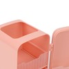 Makeup Brush Storage Box Mini Plastic Cosmetic Cotton Container Refrigerator