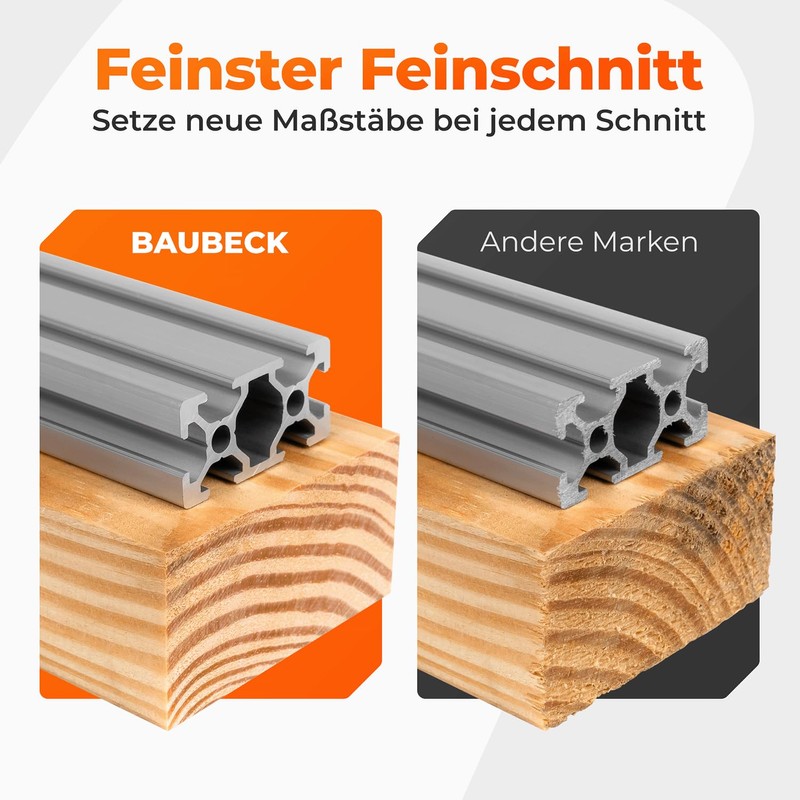 BAUBECK Saw Blade 185 x 20 + 16 mm Adapter,