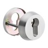 ck-trbeschlge ES1 WK2 Rosette V2A Stainless Steel/Matt Certified Solid Stainless