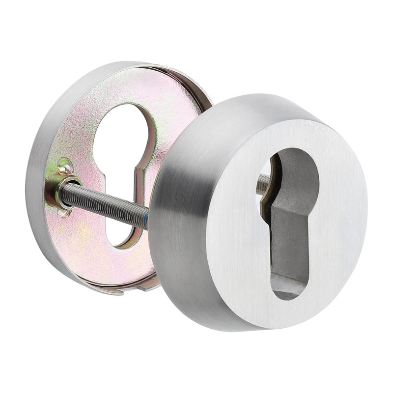 ck-trbeschlge ES1 WK2 Rosette V2A Stainless Steel/Matt Certified Solid Stainless