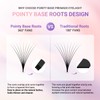 NAGARAKU Eyelash Extensions Premade Fans Eyelash Premade Volume Fan Eyelashes