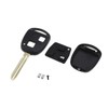 Button Remote Key Fob Shell with 2 Switch Compatible with