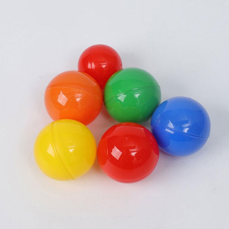 Alipis 50pcs Fillable Capsules, Vending Machine Capsules Ball Bauble Sphere