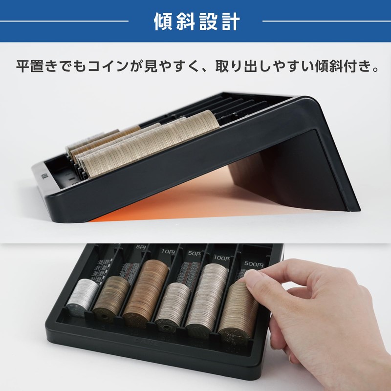 Carl CX-004-K Coin Counter, Made in Japan, Currency Exchange, Checkout