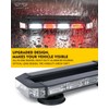LUMENIX Rooftop Strobe Beacon Lights Bar White Red LED Emergency