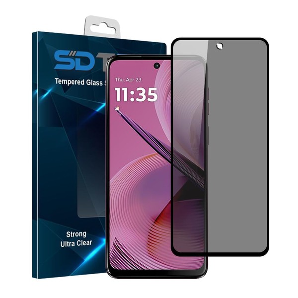 SDTEK for Motorola Moto G55 Privacy Screen Protector Tempered Glass