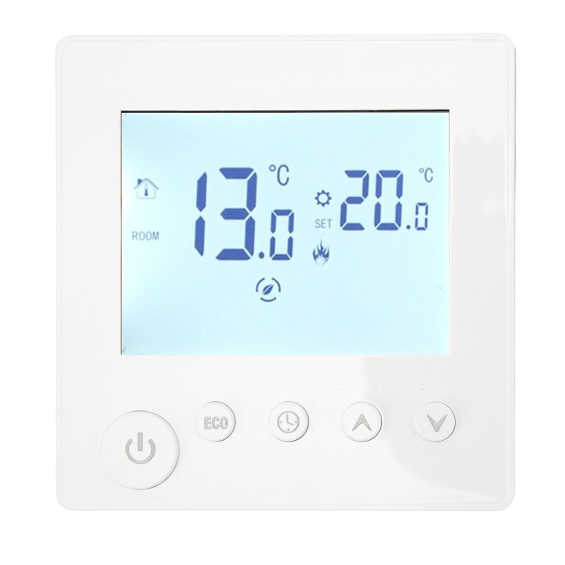 Floor Heating Thermostat Controller Programmable Control Panel LCD Display 90V‑240V