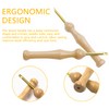 2Pcs Ergonomic Embroidery Punch Needles DIY Craft Stitching Punch Needle