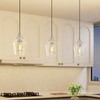 VONLUCE Pendant Lights Kitchen Island, Brushed Nickel Pendant Light Fixtures